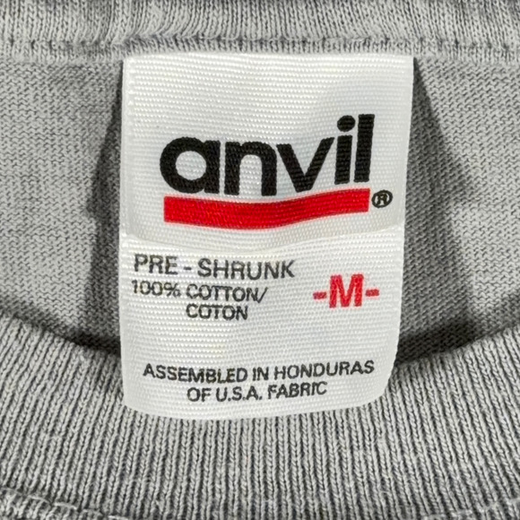 Vintage Jimmy Eat World Shirt Adult MEDIUM Gray Final Drop 2002 Helicopter Y2K - Picture 4 of 6